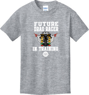 IHRA Heather Grey Future Drag Racer Tee