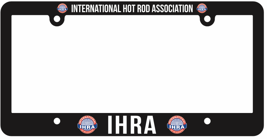 IHRA License Plate