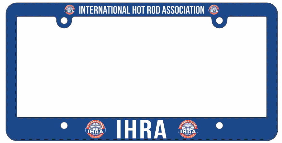 IHRA License Plate