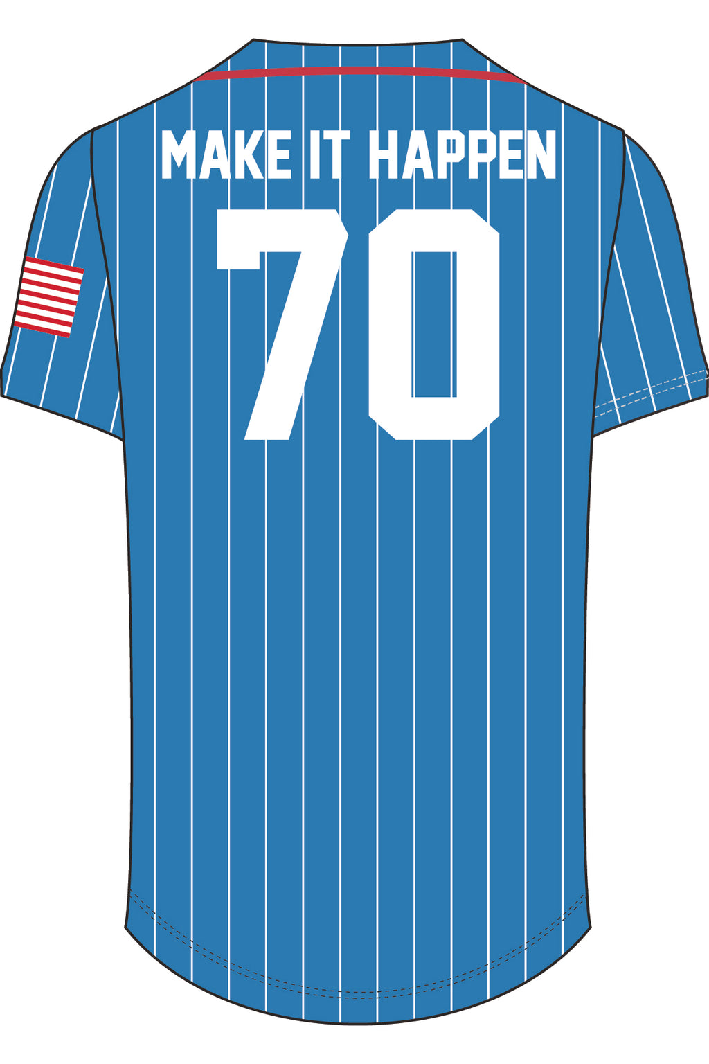IHRA Pinstripe Baseball Jersey
